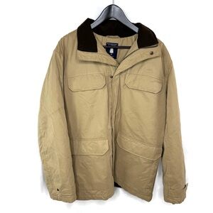 Roundtree & Yorke Outdoors Military Field Jacket Heavy Beautiful Condition Large